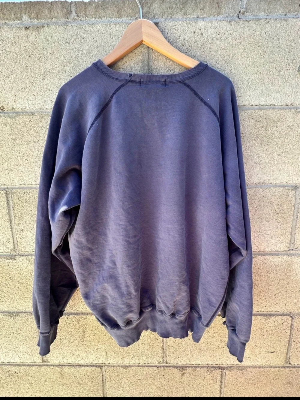 Polo by Ralph Lauren Navy Crewneck Sweatshirt with Red Pony